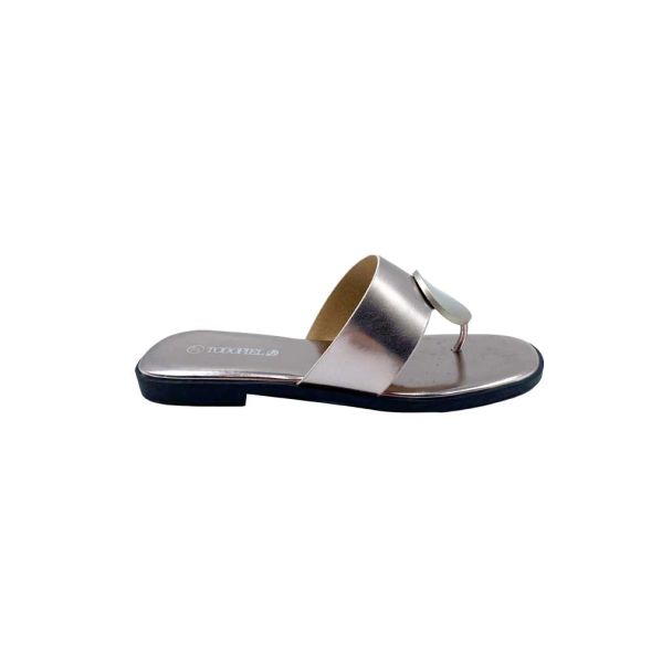 Sandalia Ecocuero ZB036 Plata