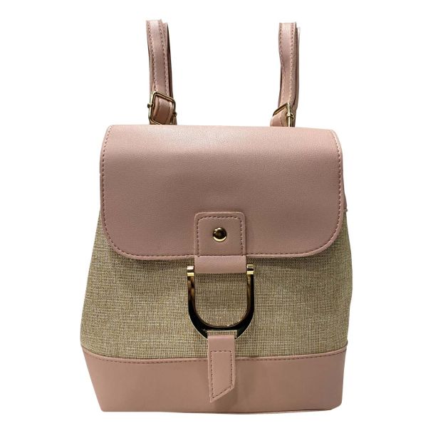 Mochila Cuero Ecológica Rosado