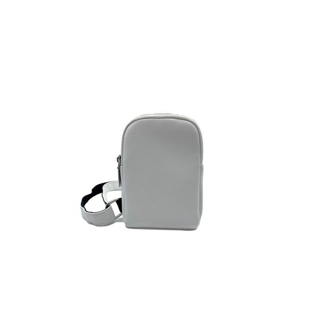 Bandolera Ecocuero Blanco CRU35
