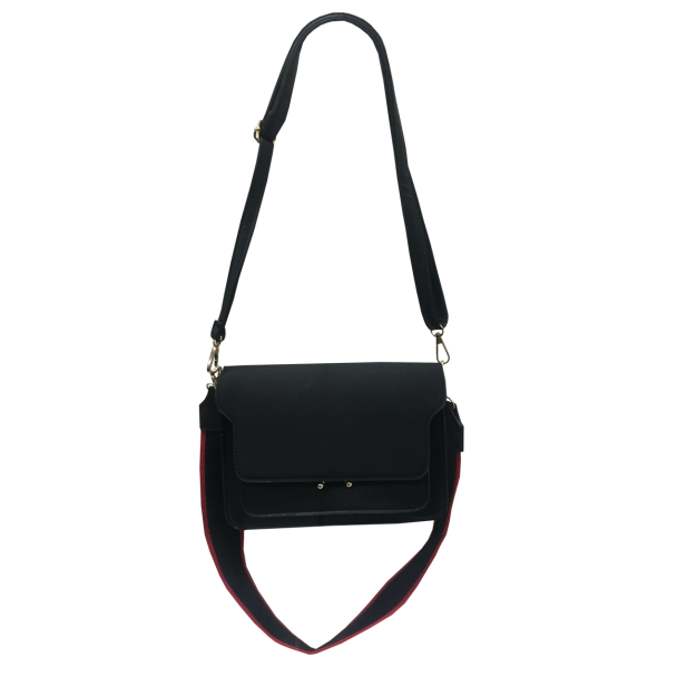 Cartera Cuero Ecológica Negro