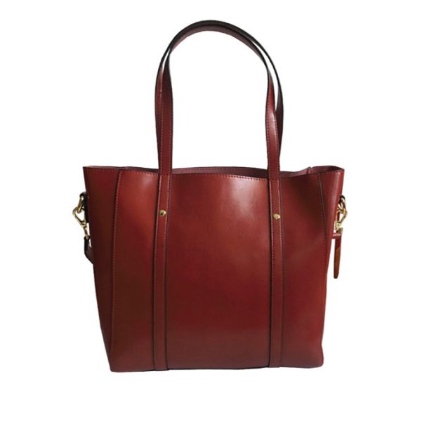 Cartera Cuero Rojo