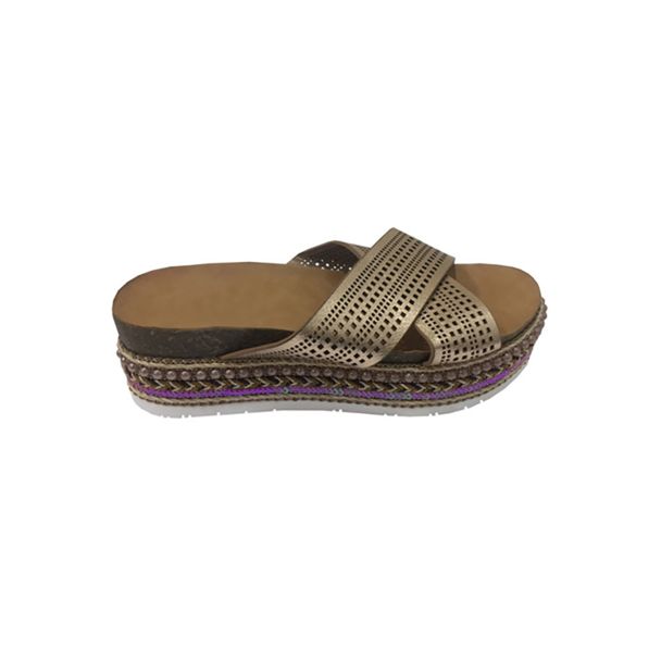 Sandalia Ecocuero Bronce