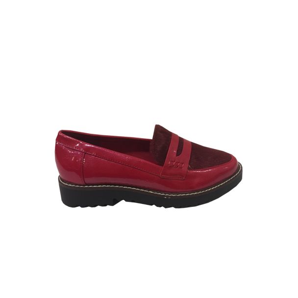 Mocasín Ecocuero Rojo