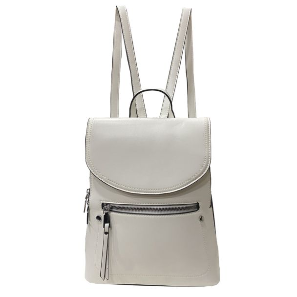 Mochila Cuero Ecológica Blanco