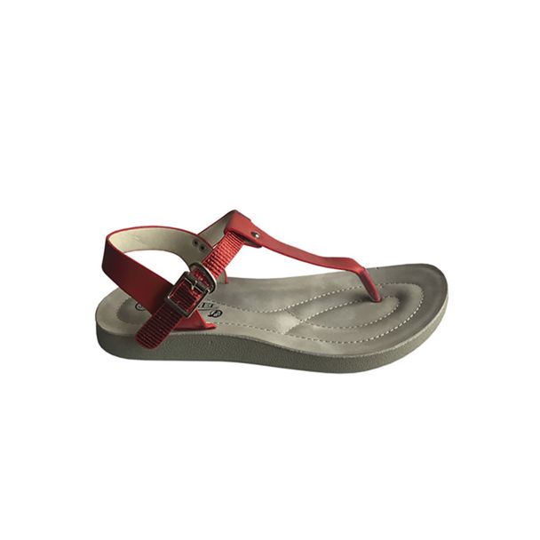 Sandalia Ecocuero Rojo