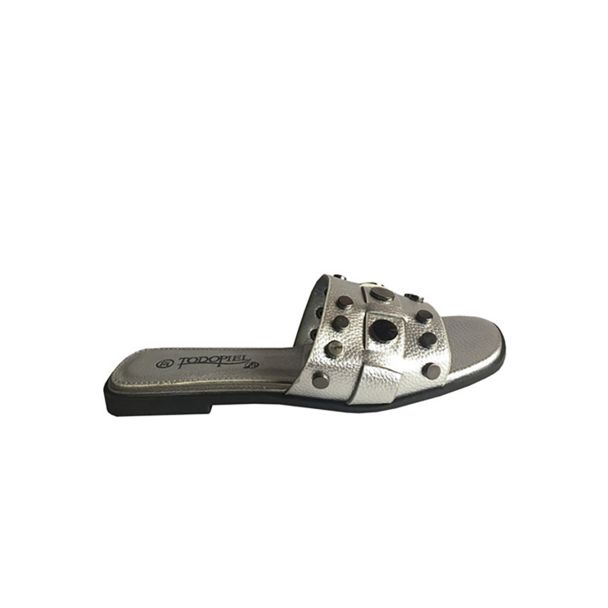 Sandalia Ecocuero Plata