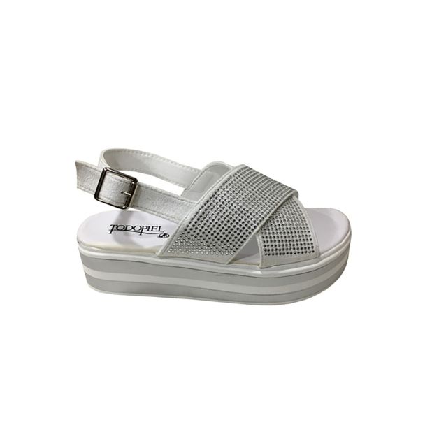 Sandalia Ecocuero Blanco