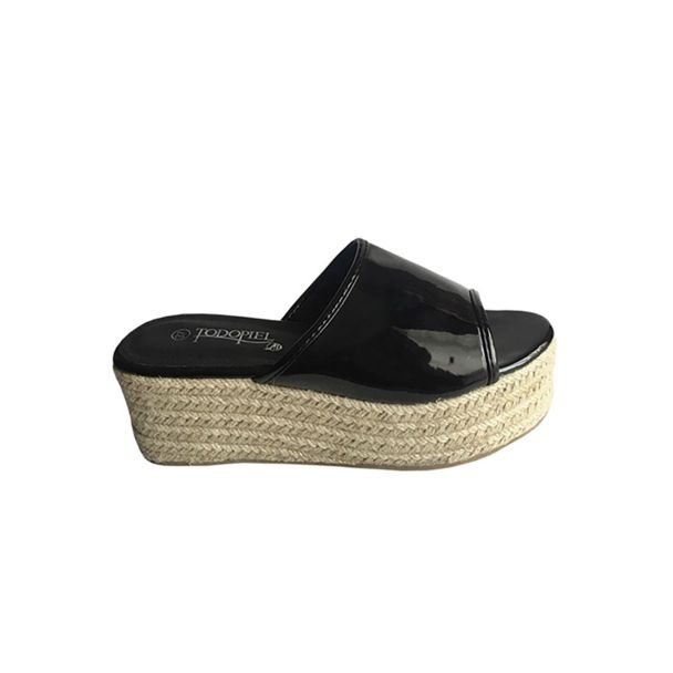 Sandalia Ecocuero Negro