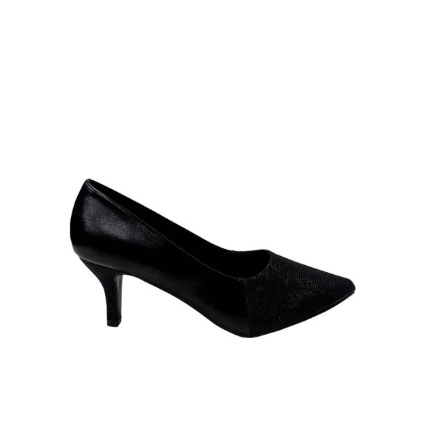 Zapato Reina Ecocuero Negro
