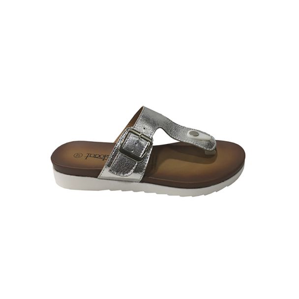 Sandalia Ecocuero Plata