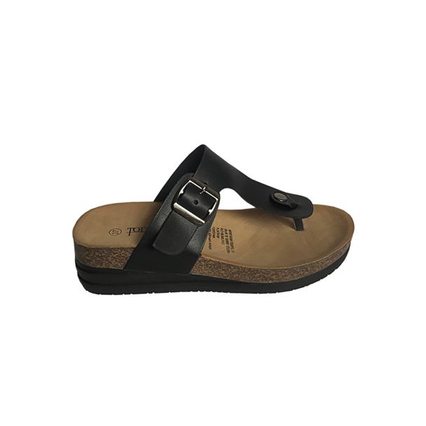 Sandalia Ecocuero Negro