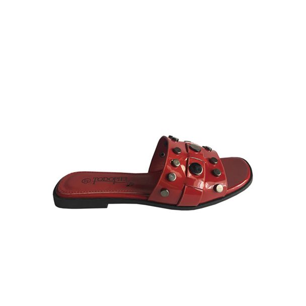 Sandalia Ecocuero Rojo