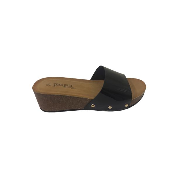Sandalia Ecocuero Negro