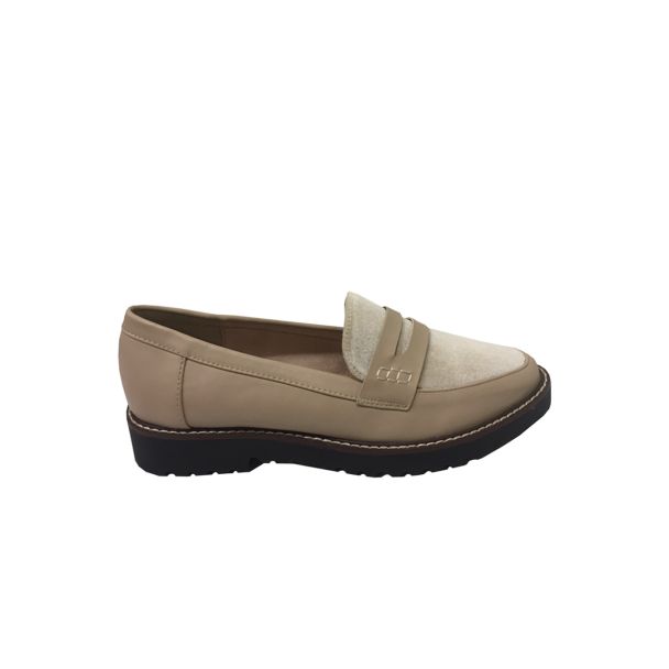 Mocasín Ecocuero Beige