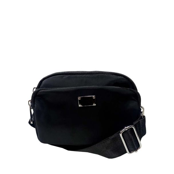 Cartera Naylon Negro