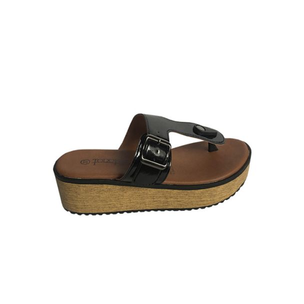 Sandalia Ecocuero Negro