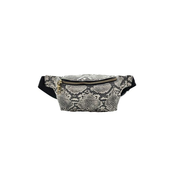 Bandolera Ecocuero Blanco CRU10