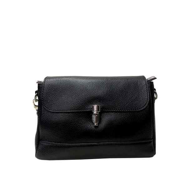 Cartera Cuero Negro