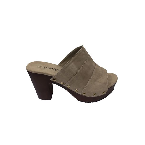 Sandalia Gamuza Ecológica Beige