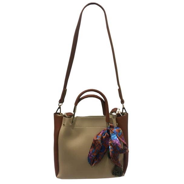 Cartera Cuero Ecológica Beige