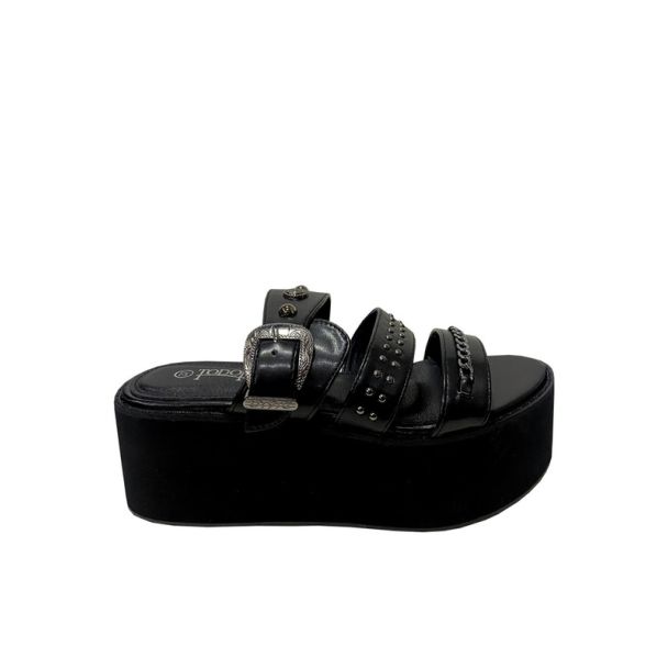 Sandalia Ecocuero Negro