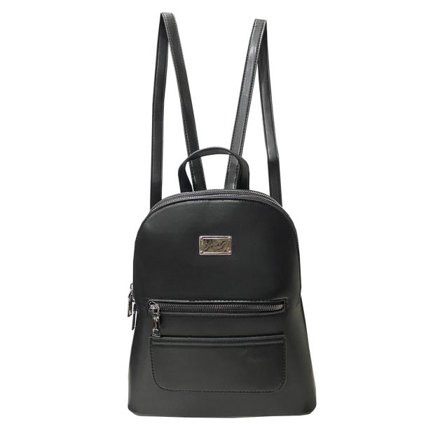 Mochila Cuero Ecológica Negro