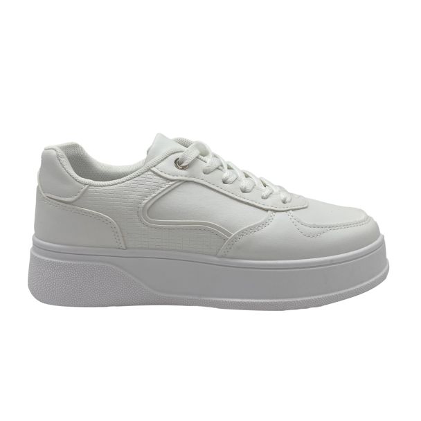 Zapatilla plataforma Mujer Blanco ZB072