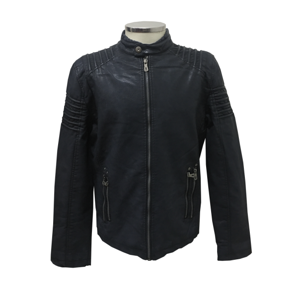Chaqueta Ecocuero Navy