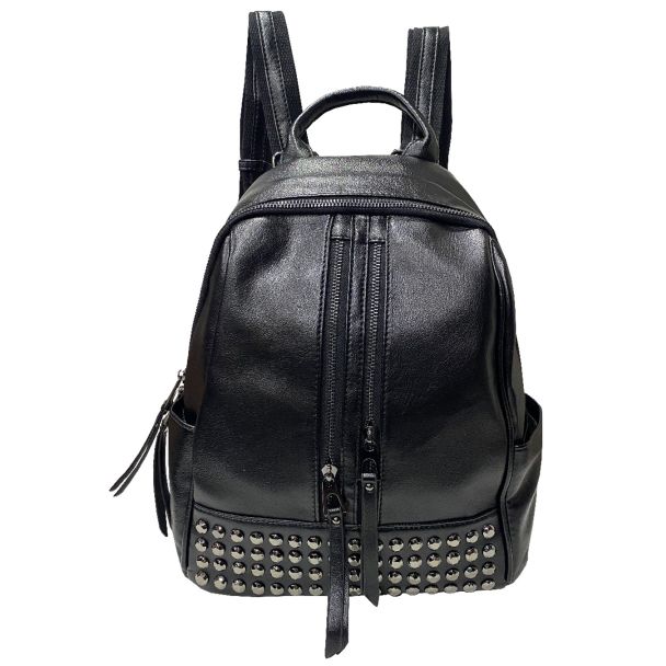Mochila Cuero Ecológica Negro