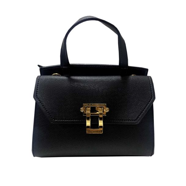 Cartera Cuero Ecológica Negro
