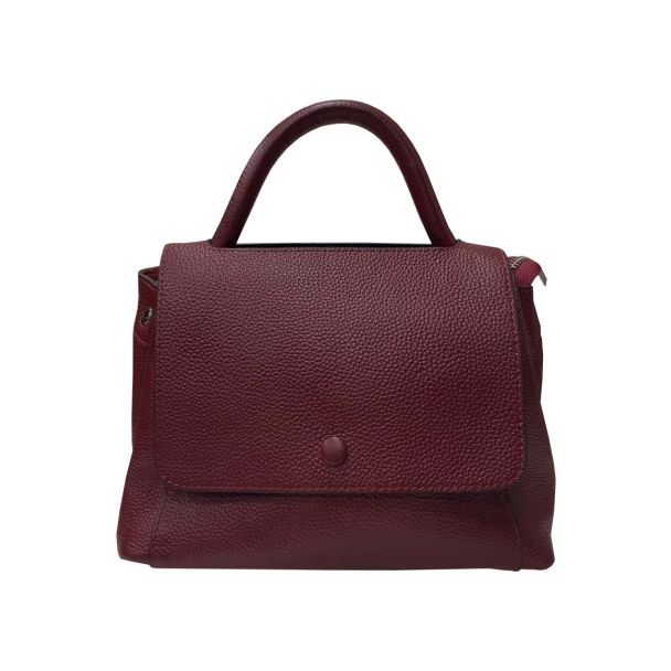 Cartera Cuero Rojo