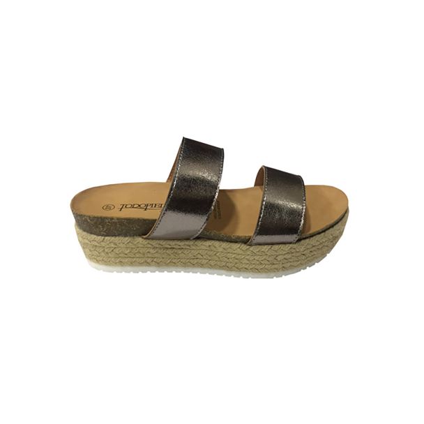 Sandalia Ecocuero Plata