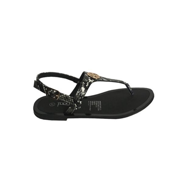 Sandalia Ecocuero Negro
