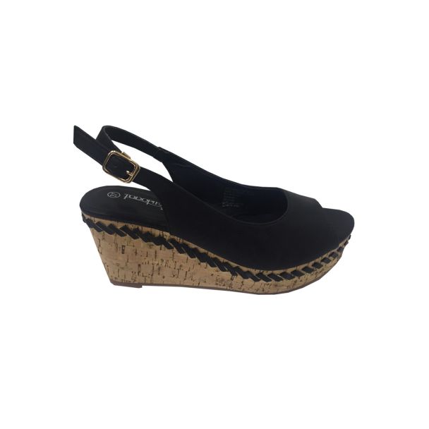 Sandalia Ecocuero Negro