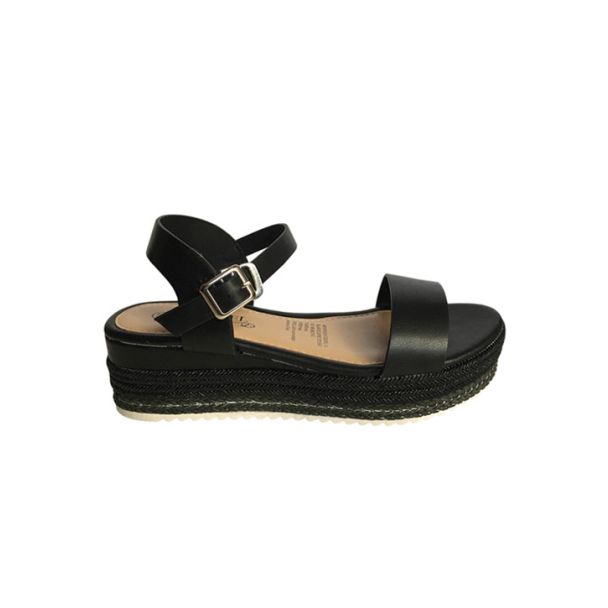 Sandalia Ecocuero Negro