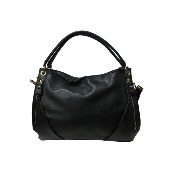 Cartera Cuero Ecológica Negro