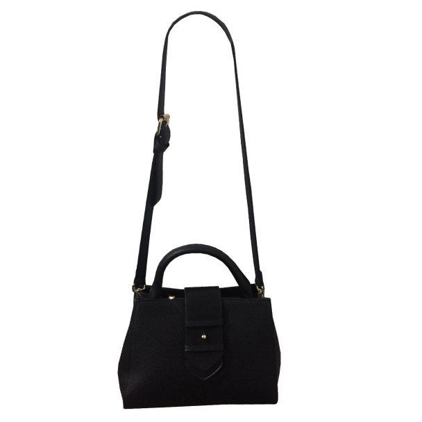 Cartera Cuero Ecológica Negro