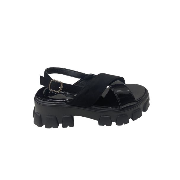 Sandalia Ecocuero Negro