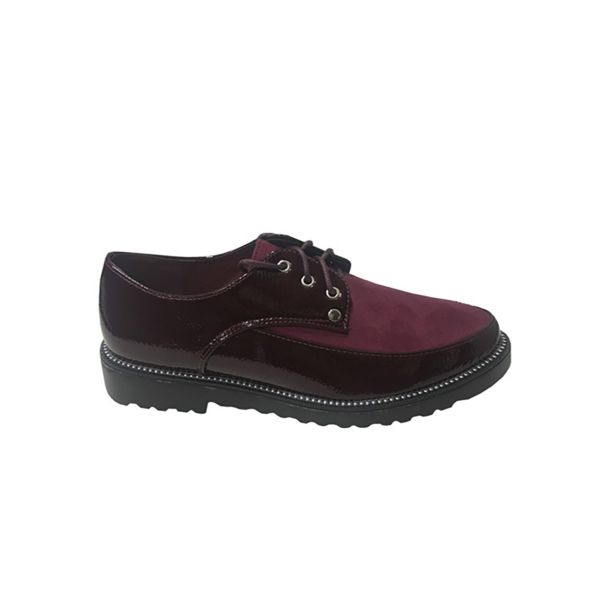 Oxford Charol Burdeo
