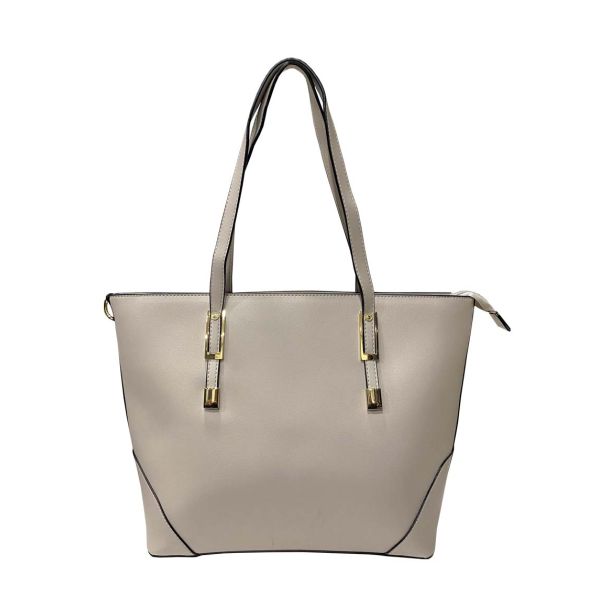 Cartera Cuero Ecológica Gris