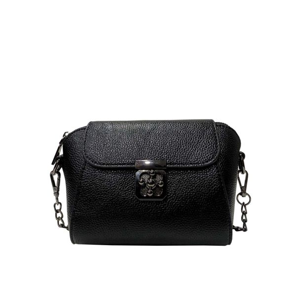 Cartera Cuero Ecológica Negro