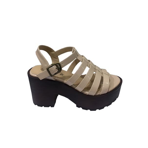 Sandalia Ecocuero Beige