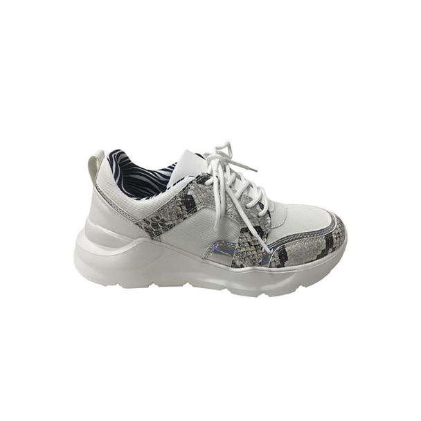 Zapatilla Ecocuero Silver