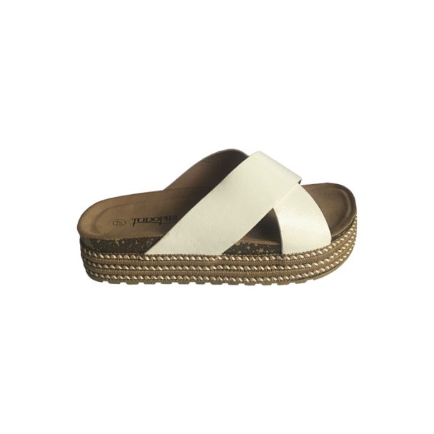 Sandalia Ecocuero Blanco