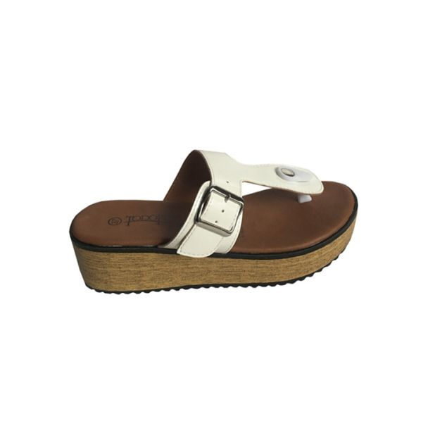 Sandalia Ecocuero Blanco