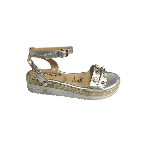 Sandalia Ecocuero Plata