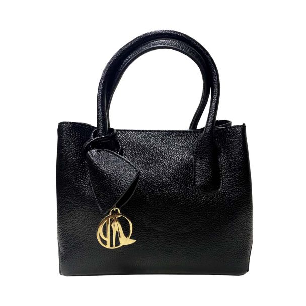 Cartera Cuero Ecológica Negro