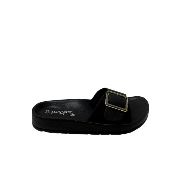 Sandalia Ecocuero Negro