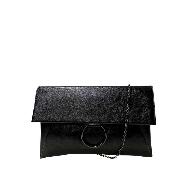 Cartera Cuero Ecológica Negro