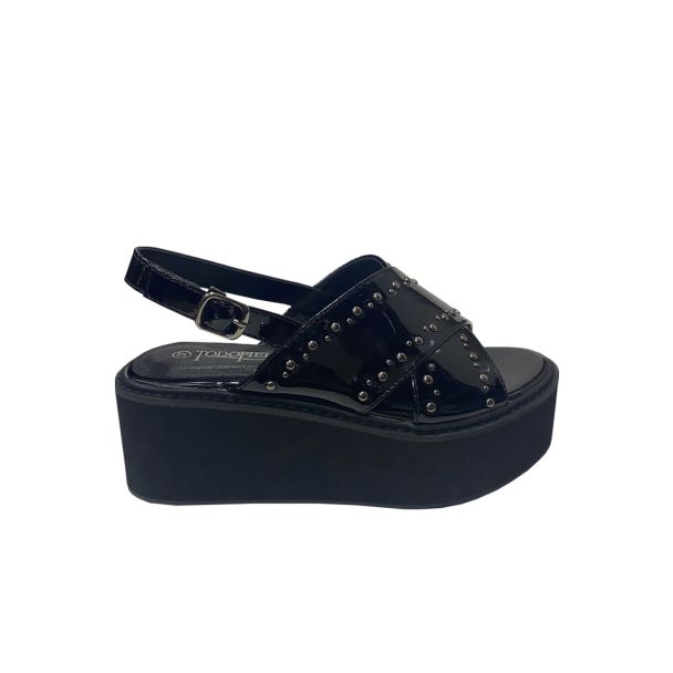 Sandalia Ecocuero Negro